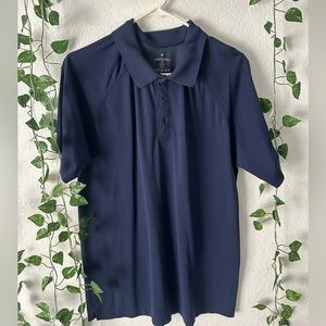 EUC men’s Fabletics blue polo